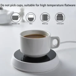 Värmeunderlägg Gravitationsavkännande Koppvärmare Värmeunderlägg Elektrisk Termostat Dryckesmuggmatta Varmvärmare