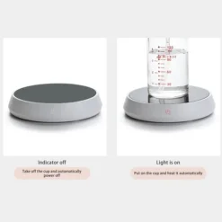Värmeunderlägg Gravitationsavkännande Koppvärmare Värmeunderlägg Elektrisk Termostat Dryckesmuggmatta Varmvärmare