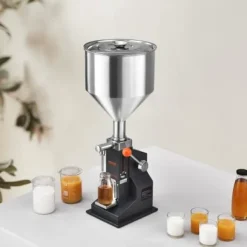 Dryckesautomater-Vätskepåfyllningsmaskin, 28x28x70 cm, rostfritt stål, justerbar