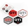 Glasunderlägg-VW GTI flerfarvet glasbrikker 4 stk.