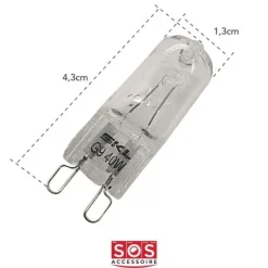 Whirlpool 40W halogenlampa för AKZM 770/NB spis - Originaltillverkade del