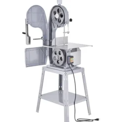 Köttskivare-1500W kommersiell elektrisk köttbandsåg i rostfritt stål, kraftfull och hållbar sågmaskin.