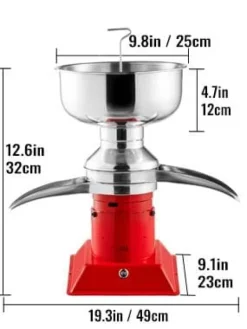 30W 10500RPM 50L/H effektiv elektrisk mjölkkräm centrifugalseparator, 4 timmars kontinuerligt arbete, lätt att installera och använda
