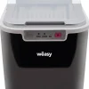WEASY Ismaskin - KW12 - Upp till 12 kg isbitar per dag - 7 till 12 minuters produktion - Svart