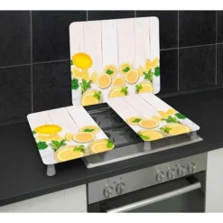 Wenko - 2 universella designplattor Citrons - 30 x 52 cm - Gul