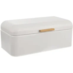 WHITELINE brödlåda i metall 42x24x16,5 cm