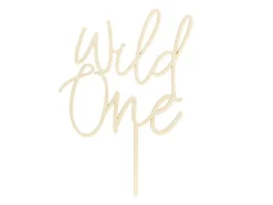 Wild One trätopp, 22 cm