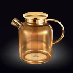 Kaffe- & Tekannor-Wilmax tekanna 1,6 L i termoglas, PVD-finish