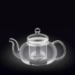 Tebryggare-WILMAX Tekanna Glas 770 ml – Värmebeständig Tebryggare med Glasfilter | Thermo Glass