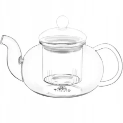 Tebryggare-WILMAX Tekanna Glas 770 ml – Värmebeständig Tebryggare med Glasfilter | Thermo Glass