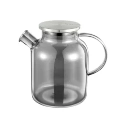 Wilmax värmebeständig glaskanna 1,6L grå