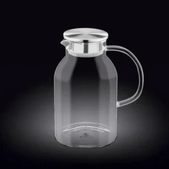 Wilmax värmetålig glaskaraff 2,1 L, rostfritt lock