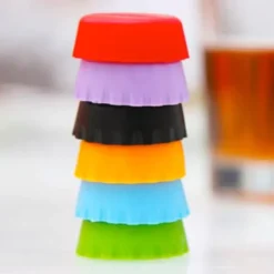 Flaskkapsyler-6x Kapsyler av Silikon