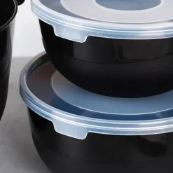 4x Köksblandning Mixning Vispa Förvaringsskål Set