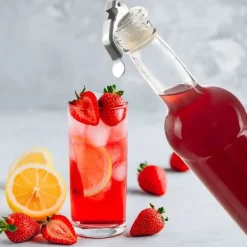 Flaskstopp & Flaskförslutare-2x korkpropp för stängning av vin, likör, alkohol, olja, dryckesflaskor