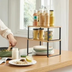 2x Kryddställ Stapelbar Köksarrangör