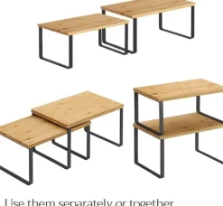 2x Kryddställ Stapelbar Köksarrangör