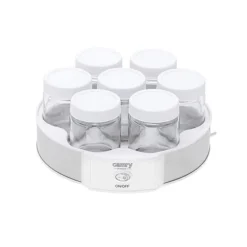 Yogurtmaskiner-Yoghurtmaskin - ADLER - CR 4519 - 42 W - Kompakt - Seise If Grey