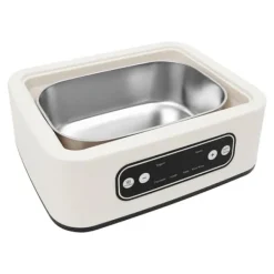 Yogurtmaskiner-Yoghurtmaskin - Elektrisk - 1,6 L - 9 Koppar 100 ml - LED-display - Touchknappar - 20 W 220 V 50 Hz EU-kontakt - 304 Rostfritt stål/glas - Vit