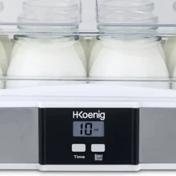 Yogurtmaskiner-Yoghurtmaskin 12 krukor HKoeNIG