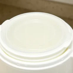 Yogurtmaskiner-Yoghurtmaskin 1,5 l med 2 glasburkar och sil, 20 W, för grekisk yoghurt, 3–5 personer, vit