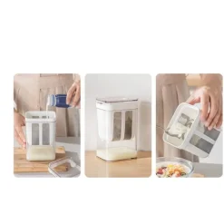 Yoghurtsil med extra finmaskig silpåse Transparent lock Multifunktionellt ostfilter