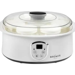 Yogurtmaskin - Browin - 801015 - 7 glasburkar - Justerbar termostat - 20 W