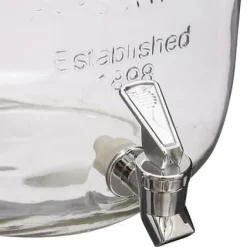 Yorkshire 8L DRYCKDISPENSER av GLAS transparent