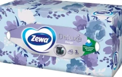 Zewa Näsdukar för engångsbruk ZEWA Deluxe, 3-lagers, 90 st, i ask