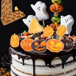 Kakformar-ZOOMPIL Halloween Silikonformar 4 delar Bruna