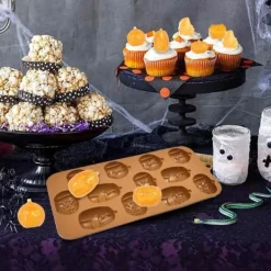 Kakformar-ZOOMPIL Halloween Silikonformar 4 delar Bruna